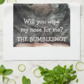 Bumblesnot Kitchen Towel "veeg mijn neus af?" Theedoek (Gevouwen)