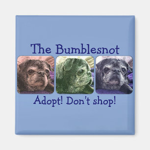 Bumblesnot magnet: Kleur-me-bundel Magneet