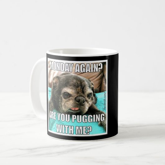 Bumblesnot Mok:  Ben je puggin? Koffiemok (Voorkant links)