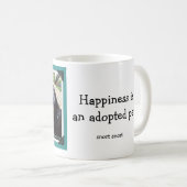 Bumblesnot Mok: Geluk is een Aangenomen Pet Koffiemok (Voorkant rechts)