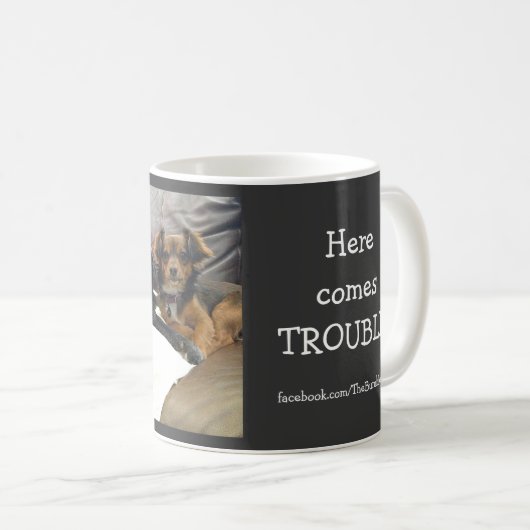 Bumblesnot mok: Hier komt het probleem Koffiemok (Voorkant rechts)