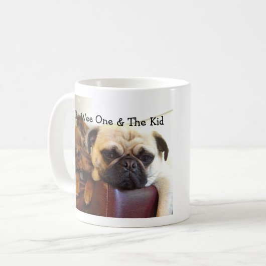 Bumblesnot mok: Wat is er, Pug? Koffiemok (Voorkant links)