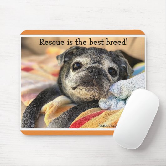 Bumblesnot mousepad: Redding is het beste ras! Muismat (Met muis)