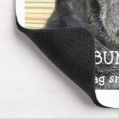 Bumblesnot mousepad "wag snort" muismat (Hoek)