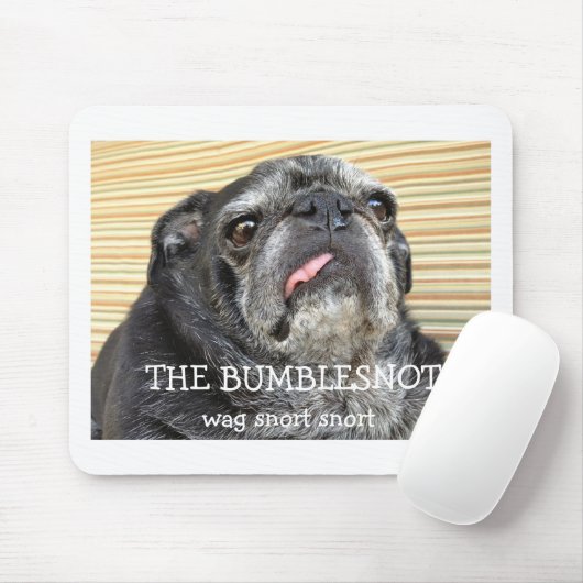 Bumblesnot mousepad "wag snort" muismat (Met muis)