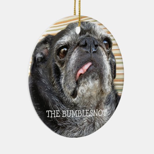 Bumblesnot ornament "wag snort snort" (Rechts)