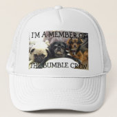 Bumblesnot pet: Ik ben lid van de 'Bumble Crew' Trucker Pet (Voorkant)