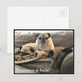 Bumblesnot: Resistentie is briefkaart van Futile (Voorkant / Achterkant)