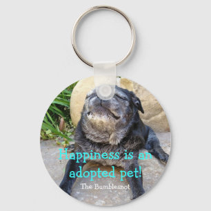 Bumblesnot sleutelhanger: Geluk is een geadopteerd Sleutelhanger