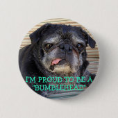 Bumblesnot-toets: Bumblehead Ronde Button 5,7 Cm (Voorkant)