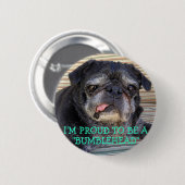 Bumblesnot-toets: Bumblehead Ronde Button 5,7 Cm (Voorkant /achterkant)