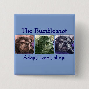 Bumblesnot-toets: Kleur-me-bundel Vierkante Button 5,1 Cm