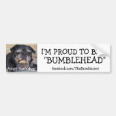 Bumblesseer, geen bumpersticker: Bumblehead Bumpersticker (Voorkant)