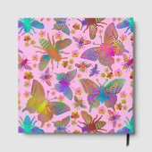 Bumbling Butterflies bij zonsondergang ook Gastenboek (Achterkant)