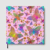 Bumbling Butterflies bij zonsondergang ook Gastenboek (Voorkant)