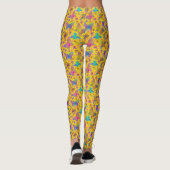Bumbling Butterflies in de zomer Leggings (Achterkant)