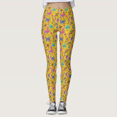 Bumbling Butterflies in de zomer Leggings (Voorkant)