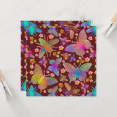 Bumbling Butterflies on Iron Earth Kaart (Voorkant / Achterkant in situ)