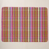 Bumbling Plaid BB Sherpa Deken (Voorkant (horizontaal))
