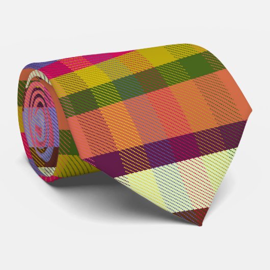 Bumbling Plaid BB Stropdas (Opgerold)