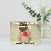 bumbow, dank u van onderaan..., ...onze... briefkaart (Staand voorkant)