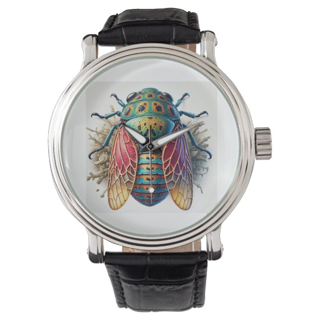 Bumetopia 051024IREF240 - Watercolor Horloge (Voorkant)