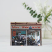 Bumm Burger Ibiza Briefkaart (Staand voorkant)