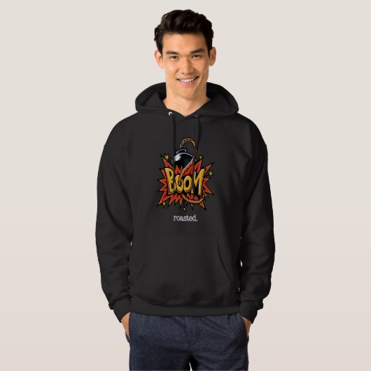 Bumm Fried  roasting Fall der Bombe Roaster Hoodie (Voorkant volledig)
