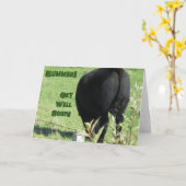 Bummer-Get Well Soon Kaart (Gele Bloem)