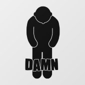 Bummer Window Cling Raamsticker (Vel)