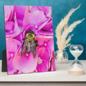 Bummerd bier op hydrangea fotoplaat (Zijkant)