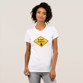 "Bump Ahead" Funny Pregnancy Announcement T-Shirt (Voorkant volledig)