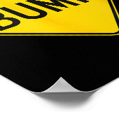 Bump Ahead Mother To Be Cute New Moms Women  Poster (Hoek)