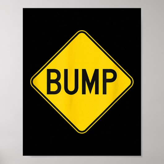 Bump Ahead Mother To Be Cute New Moms Women  Poster (Voorkant)