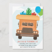 Bump Bump Kind verjaardagsfeestje Uitnodiging (Voorkant)