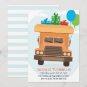 Bump Bump Kind verjaardagsfeestje Uitnodiging (Voorkant / Achterkant)