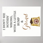 Bump en Grind Kitchen Pun Wall Art Poster (Voorkant)