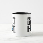 Bump het alsof het hete versie 1 is mok (Midden)