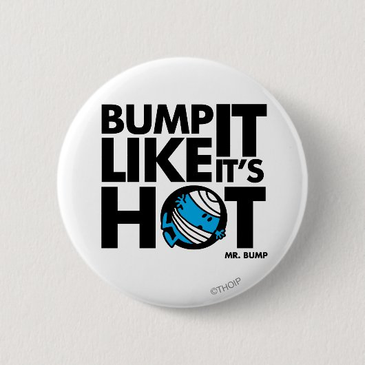 Bump het alsof het hete versie 1 is ronde button 5,7 cm (Voorkant)