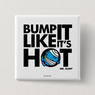 Bump het alsof het hete versie 1 is vierkante button 5,1 cm