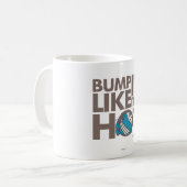Bump het alsof het hete versie 2 is koffiemok (Voorkant links)