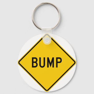 Bump Highway Sign (Word) Sleutelhanger