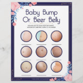 Bump of beer Belly (baby) Briefhoofd (Voorkant)