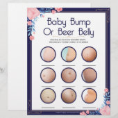 Bump of beer Belly (baby) Briefhoofd (Voorkant / Achterkant)