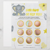 Bump of beer Belly [Baby-olifant [geel]] Briefhoofd (Voorkant / Achterkant)