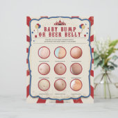 Bump of beer Belly [Circus Theme] baby Briefhoofd (Staand voorkant)