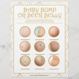 Bump of beer Belly [Goudlijnen] Briefhoofd
