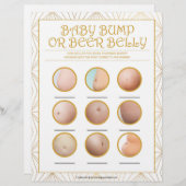 Bump of beer Belly [Goudlijnen] Briefhoofd (Voorkant / Achterkant)