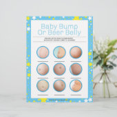 Bump of beer buik [Sterrennacht blauw] Briefhoofd (Staand voorkant)