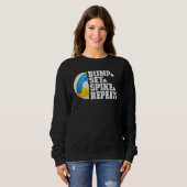 Bump Set Spike Herhaling Volleyball Graphic Player Trui (Voorkant volledig)